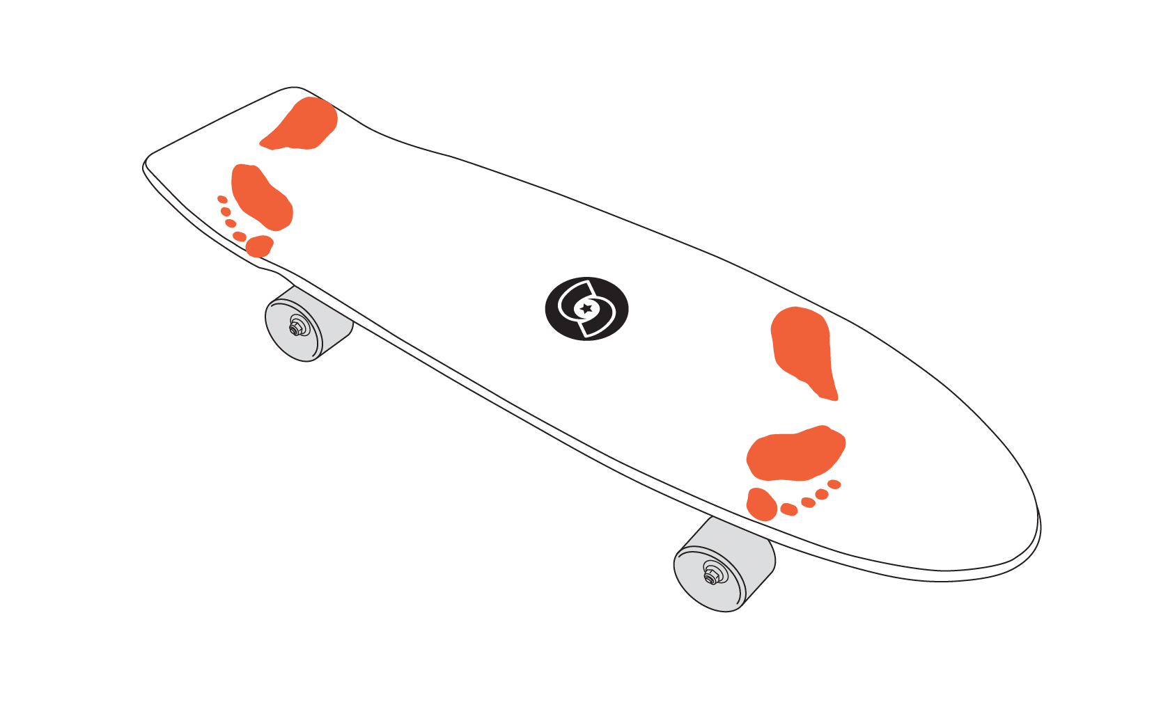SMOOTHSTAR 30″ スケートボード サーフスケート 新品未使用
